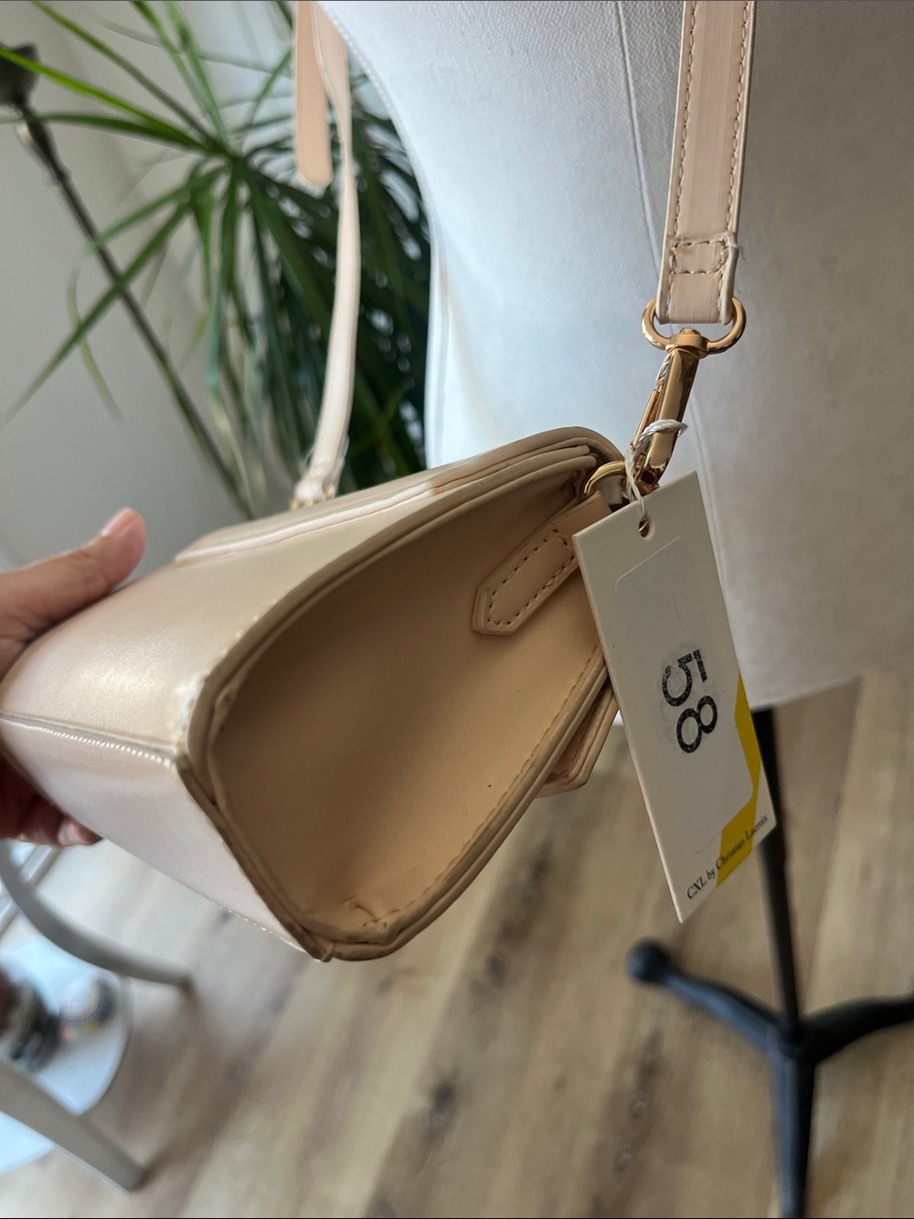 Christian Lacroix Blush Pink Top-Handle Crossbody Bag - Picture 10 of 12